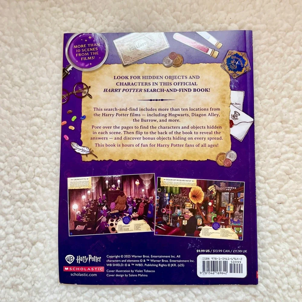 Harry‎ Potter A Search-And-Find Book Scholastic Paperback Wizarding World 2025